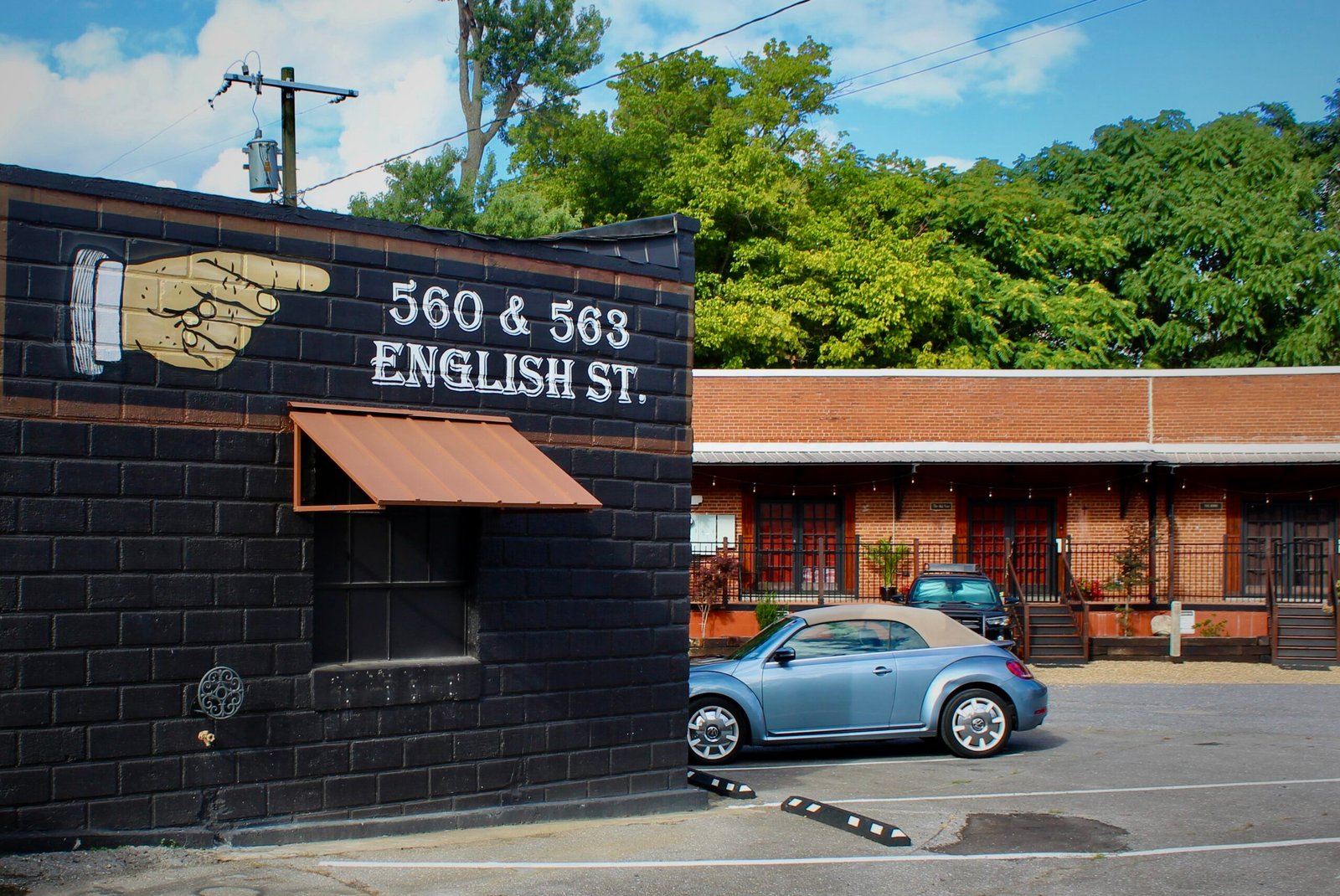 Blue Ridge Underground building exterior on English Street