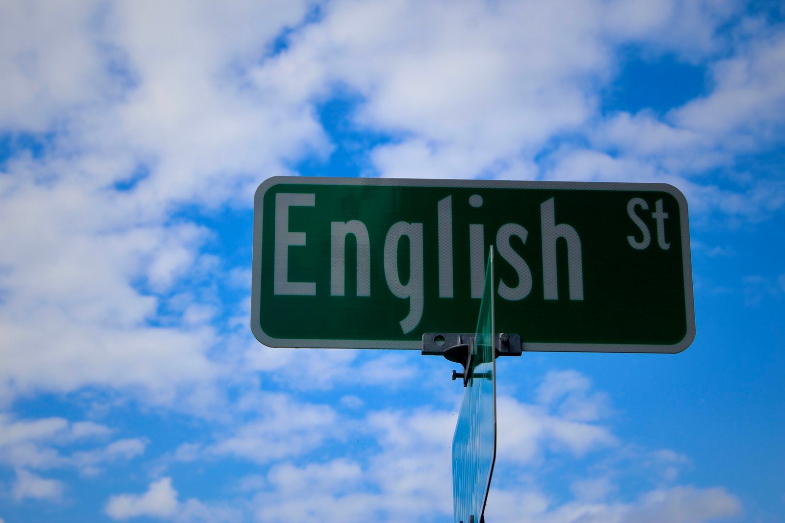 English Street sign, Bristol, Tennessee